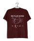 Nerd Wordplay Physics I DON'T GIVE A FLUX Custom Printed Graphic Design T-Shirt for Men