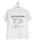 Nerd Wordplay Physics I DON'T GIVE A FLUX Custom Printed Graphic Design T-Shirt for Men
