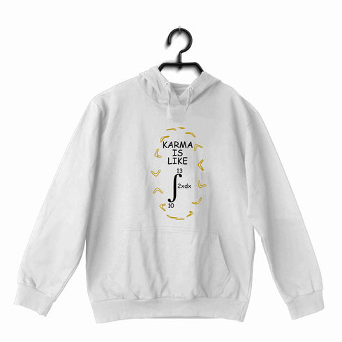 Nerd Mathematics KARMA IS LIKE 69 UNISEX HOODIE Sweatshirts