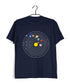 Nerd Physics SOLAR SYSTEM GRAPHIC Custom Printed Graphic Design T-Shirt for Men