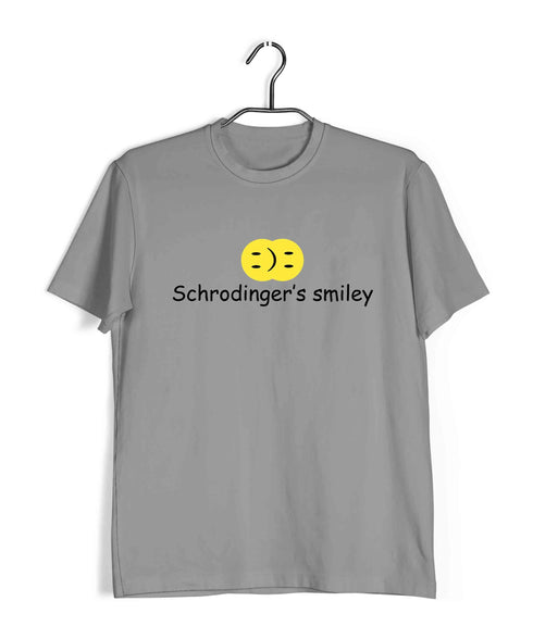 Nerd Physics SCHRODINGER'S SMILEY Custom Printed Graphic Design T-Shirt for Women