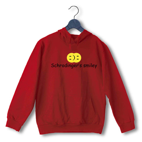 Nerd Physics SCHRODINGER'S SMILEY UNISEX HOODIE Sweatshirts