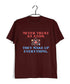 Nerd Physics NEVER TRUST AN ATOM Custom Printed Graphic Design T-Shirt for Men