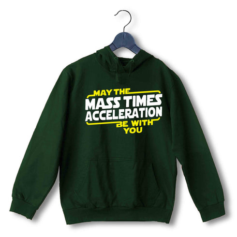 Nerd Physics MAY THE FORCE BE WITH YOU UNISEX HOODIE Sweatshirts