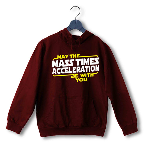 Nerd Physics MAY THE FORCE BE WITH YOU UNISEX HOODIE Sweatshirts