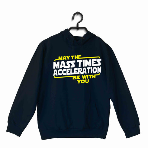 Nerd Physics MAY THE FORCE BE WITH YOU UNISEX HOODIE Sweatshirts