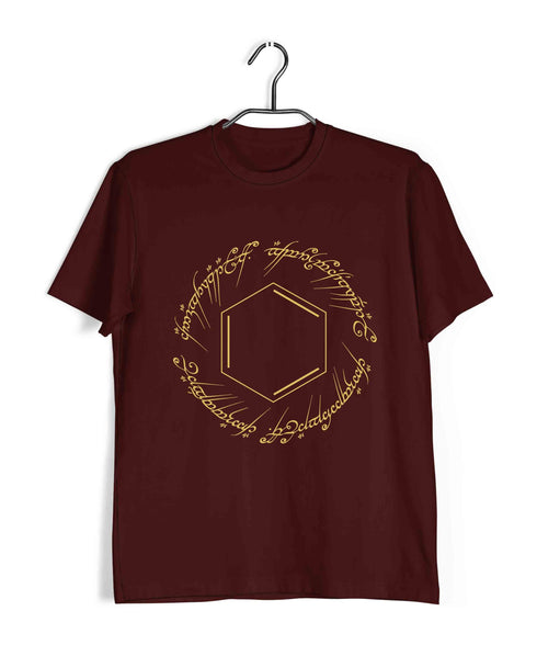 Chemistry BENZENE ONE RING TO RULE THEM ALL Nerd Wordplay Casual Graphic Printed T-Shirt for Men