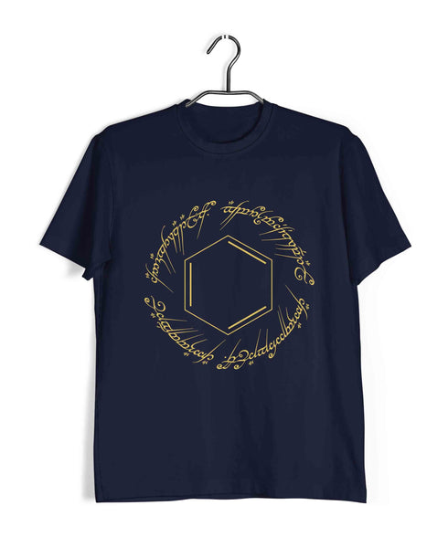 Chemistry BENZENE ONE RING TO RULE THEM ALL Nerd Wordplay Casual Graphic Printed T-Shirt for Men