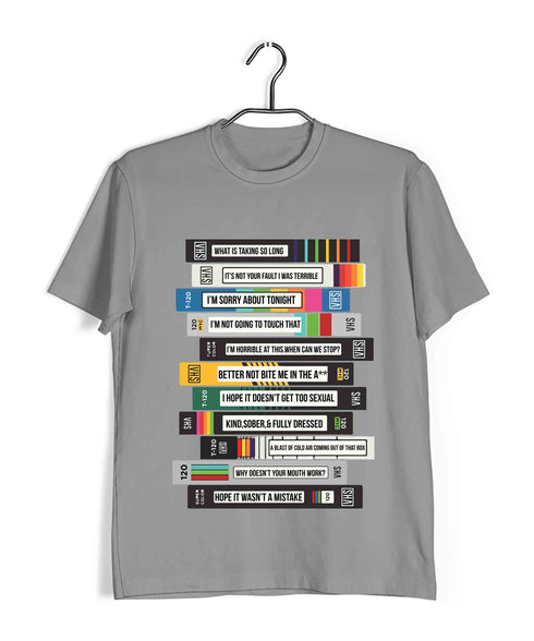 5 TV Series TAPES TITLES Custom Printed Graphic Design T-Shirt for Women