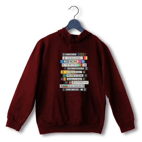 4 TV Series TAPES TITLES UNISEX HOODIE Sweatshirts