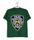 3 TV Series NYPD POLICE BADGE Custom Printed Graphic Design T-Shirt for Men
