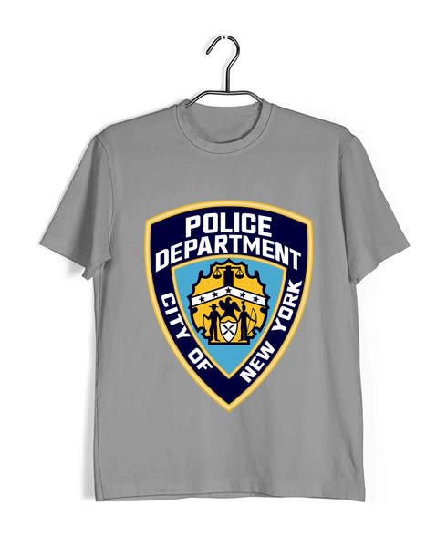5 TV Series NYPD POLICE BADGE Custom Printed Graphic Design T-Shirt for Women
