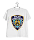 3 TV Series NYPD POLICE BADGE Custom Printed Graphic Design T-Shirt for Men