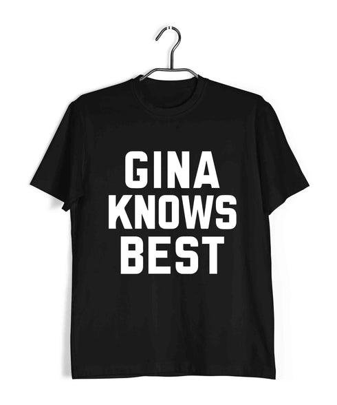 5 TV Series GINA KNOWS BEST Custom Printed Graphic Design T-Shirt for Women