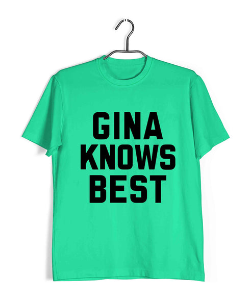 3 TV Series GINA KNOWS BEST Custom Printed Graphic Design T-Shirt for Men