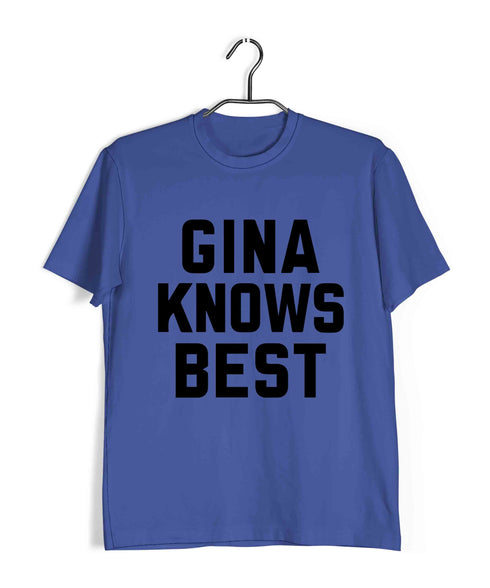 3 TV Series GINA KNOWS BEST Custom Printed Graphic Design T-Shirt for Men