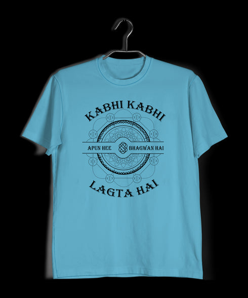 2 TV Series Kabhi Kabi Lagta Hai Apun hi Bhagwan Hai Custom Printed Graphic Design T-Shirt for Men