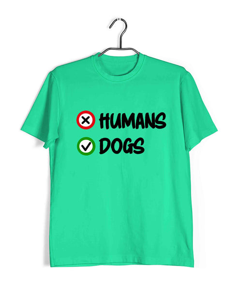 Dogs HUMANS VS DOGS Aaramkhor Specials Casual Graphic Printed T-Shirt for Men