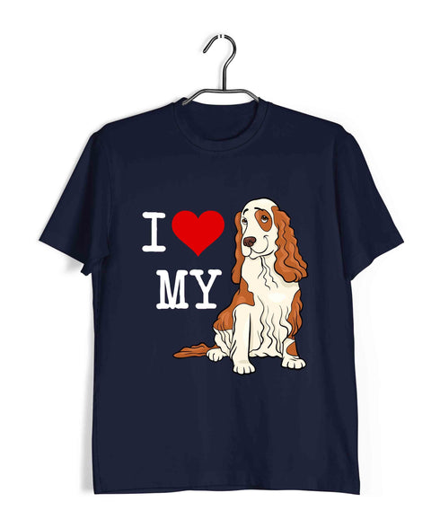 Dogs COCKER SPANIEL Aaramkhor Specials Casual Graphic Printed T-Shirt for Men