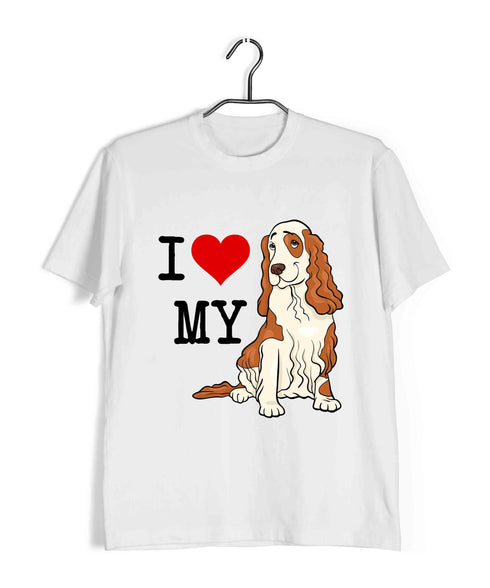 Aaramkhor Specials Dogs COCKER SPANIEL Custom Printed Graphic Design T-Shirt for Women