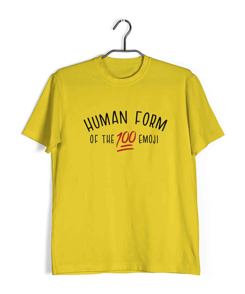 4 TV Series Human Form of the 100 Emoji Custom Printed Graphic Design T-Shirt for Women