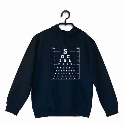 CoronaVirus Lockdown COVID Quarantine Social Distancing Eye Test Social Distancing UNISEX HOODIE Sweatshirts