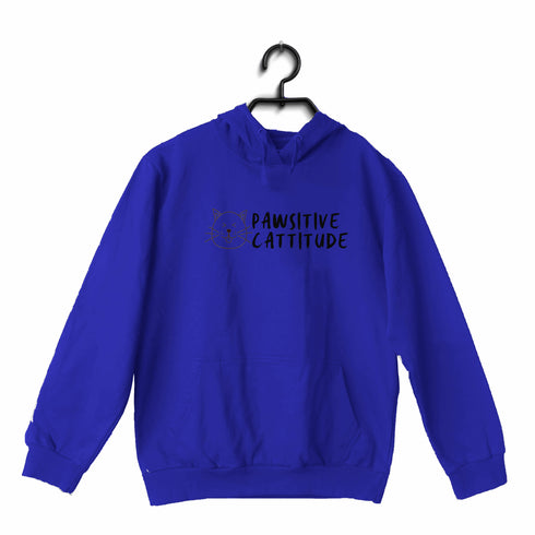Aaramkhor Pawsitive Cattitude CATS Pets, Cute Hooded SweatShirts