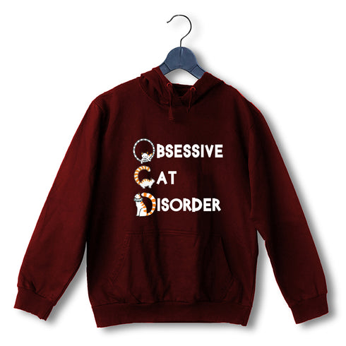 Aaramkhor Obsessive Cat Disorder CATS Pets, Cute Hooded SweatShirts