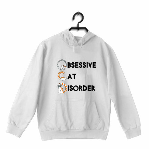 Aaramkhor Obsessive Cat Disorder CATS Pets, Cute Hooded SweatShirts