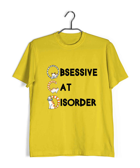 Cats Pets Obsessive Cat Disorder Aaramkhor Specials Casual Graphic Printed T-Shirt for Men