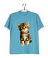 Cats Pets Cat Image Aaramkhor Specials Casual Graphic Printed T-Shirt for Men