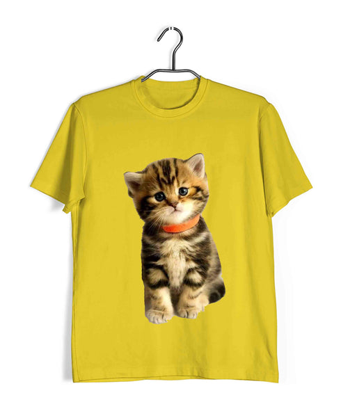 Cats Pets Cat Image Aaramkhor Specials Casual Graphic Printed T-Shirt for Men