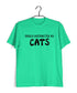 Pets Cute Kitten Cats Life is better with cats Custom Printed Graphic Design T-Shirt for Women