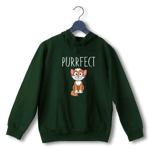 Pets Aaramkhor Specials Cats Purrfect UNISEX HOODIE Sweatshirts