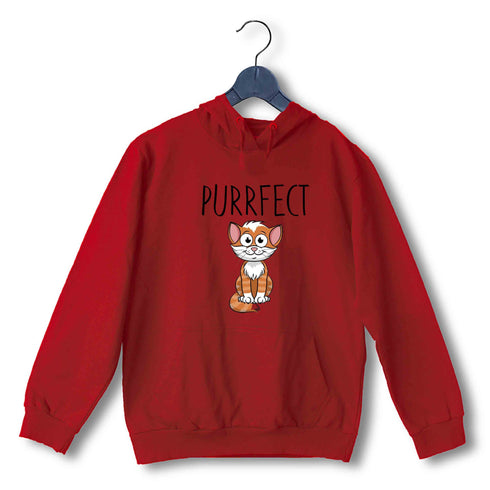Pets Aaramkhor Specials Cats Purrfect UNISEX HOODIE Sweatshirts