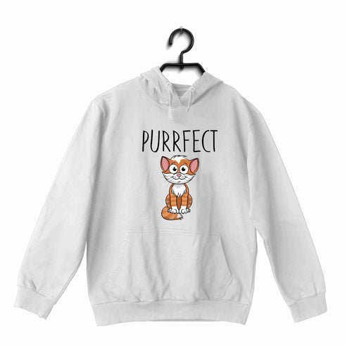 Pets Aaramkhor Specials Cats Purrfect UNISEX HOODIE Sweatshirts