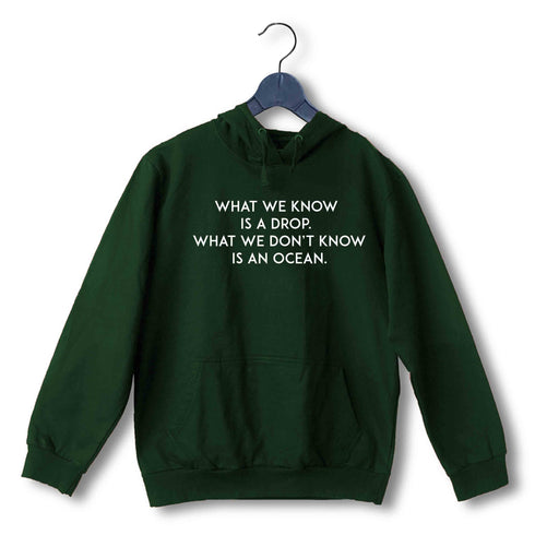 9 TV Series Dark What we know is a drop. UNISEX HOODIE Sweatshirts