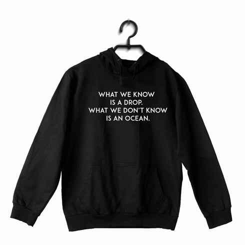 9 TV Series Dark What we know is a drop. UNISEX HOODIE Sweatshirts
