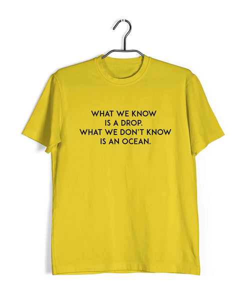 91 TV Series Dark What we know is a drop. Custom Printed Graphic Design T-Shirt for Women