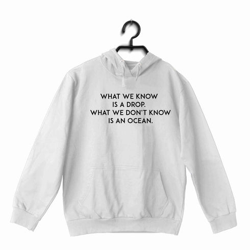 9 TV Series Dark What we know is a drop. UNISEX HOODIE Sweatshirts