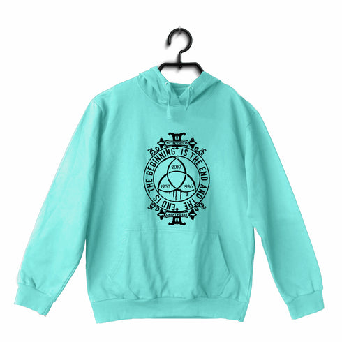 3 SIC MUNDUS CREATUS EST Web Series Dark Hooded SweatShirts