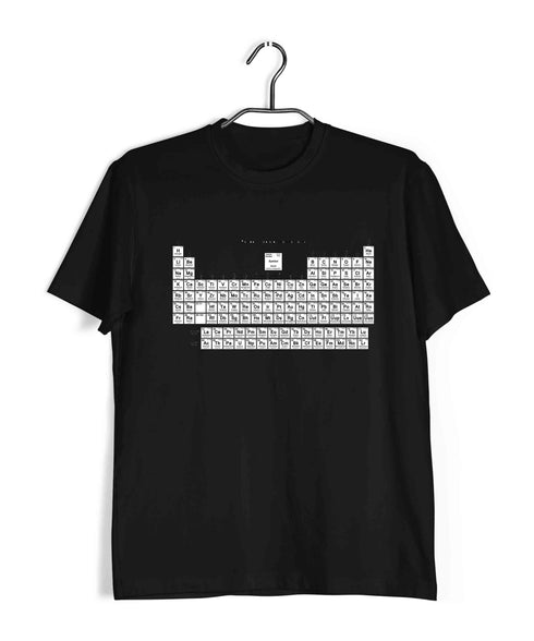 Chemistry Periodic Table Nerd Science Casual Graphic Printed T-Shirt for Men