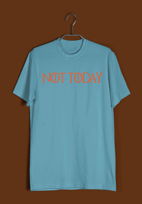 2 TV Series NOT TODAY Custom Printed Graphic Design T-Shirt for Men