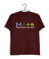 Mathematics Math is the Only Subject That Counts Nerd Wordplay Casual Graphic Printed T-Shirt for Men