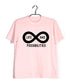 Mathematics Life has infinite possibilities Nerd Casual Graphic Printed T-Shirt for Men