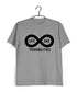 Mathematics Life has infinite possibilities Nerd Casual Graphic Printed T-Shirt for Men