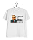 Ambedkar If society is not democratic, government can never be Politics Freedom Casual Graphic Printed T-Shirt for Men