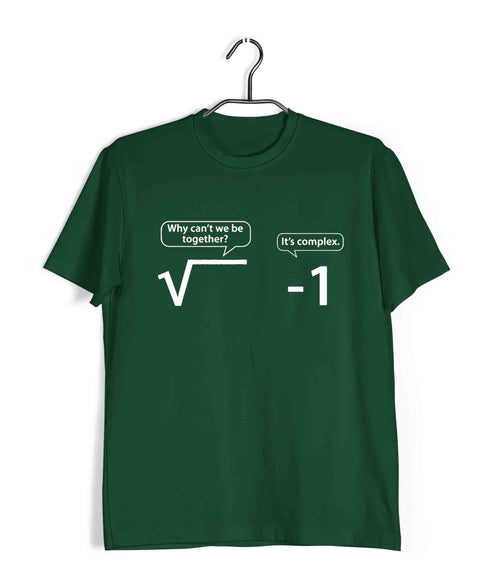 Mathematics COMPLEX NUMBERS Nerd Wordplay Casual Graphic Printed T-Shirt for Men