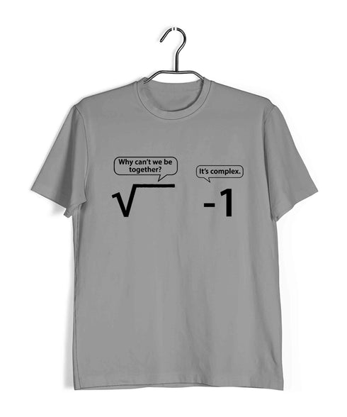 Mathematics COMPLEX NUMBERS Nerd Wordplay Casual Graphic Printed T-Shirt for Men