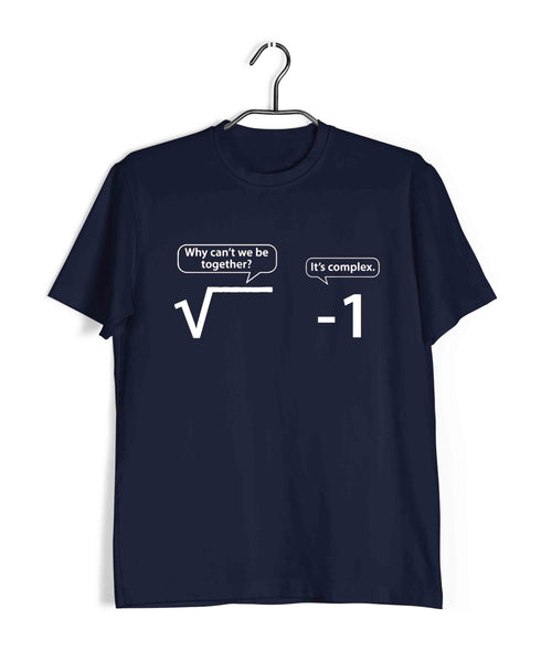 Mathematics COMPLEX NUMBERS Nerd Wordplay Casual Graphic Printed T-Shirt for Men